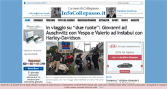 Desktop Screenshot of infocollepasso.it